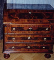 Komoda do pisania (SCHREIBKOMODE) Barok, okoo 1760r. Polska. Po renowacji.